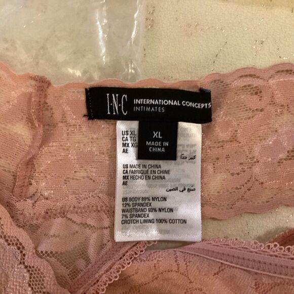 COPY - NWT INC Intern’l Concepts, a Macy’s Brand Women’s XL Rose Pink Thong Pan… - Picture 7 of 10